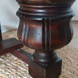 20th century oak display cabinet