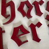 Vintage sign letters