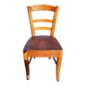 Chaise bois avec motif