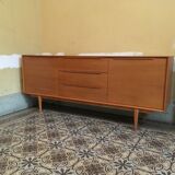Scandinavian enfilade in light wood