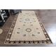 1970s Vintage Turkish Handmade Wool Orange Oversized Area Rug 175x330