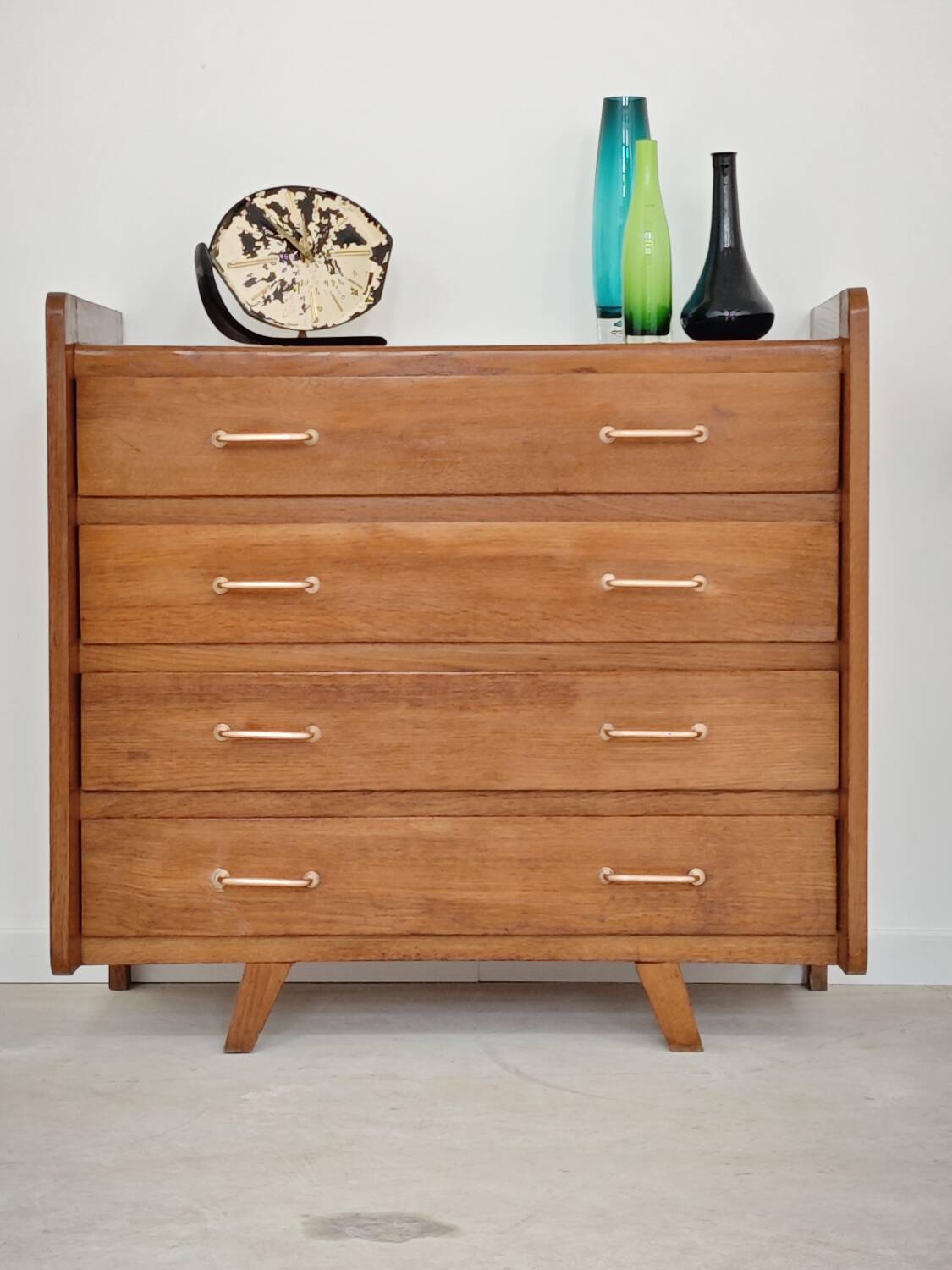 Commode vintage 4 tiroirs 1960