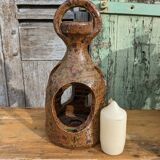 Sandstone lantern candle holder