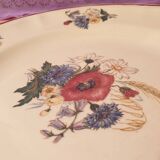 3 flat plates 3 soup plates Agreste Digoin Sarreguemines