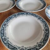 Set of 6 vintage soup plates