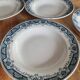 Lot de 6 assiettes creuses vintages