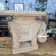Vintage rattan coffee table