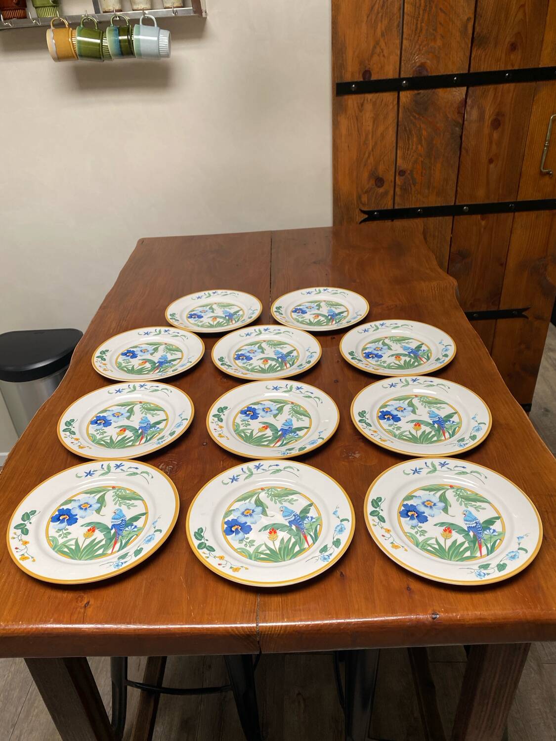 Vintage dinner plates