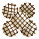Deep plates Moulin de Loups gingham Glasgow model