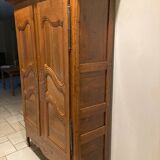 Walnut valet cabinet