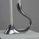 Cast Aluminium Two-Light Candle Holder – Sweden, 1970s