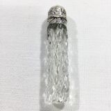 Crystal and silver salt bottle