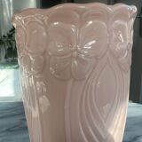 Pink ceramic vase