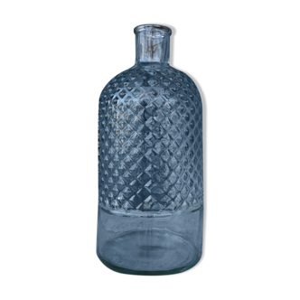 Recycled glass bottle with green water pegs