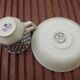 2 cups Adams Brentwood Blue Ironstone coffee