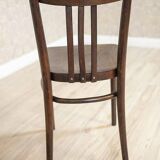 Set of Vintage Brown Beech Chairs, 1950s