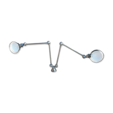 Magnifique lustre double Jielde 2 bras