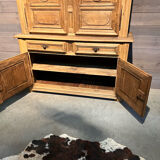 Buffet deux-corps rustique