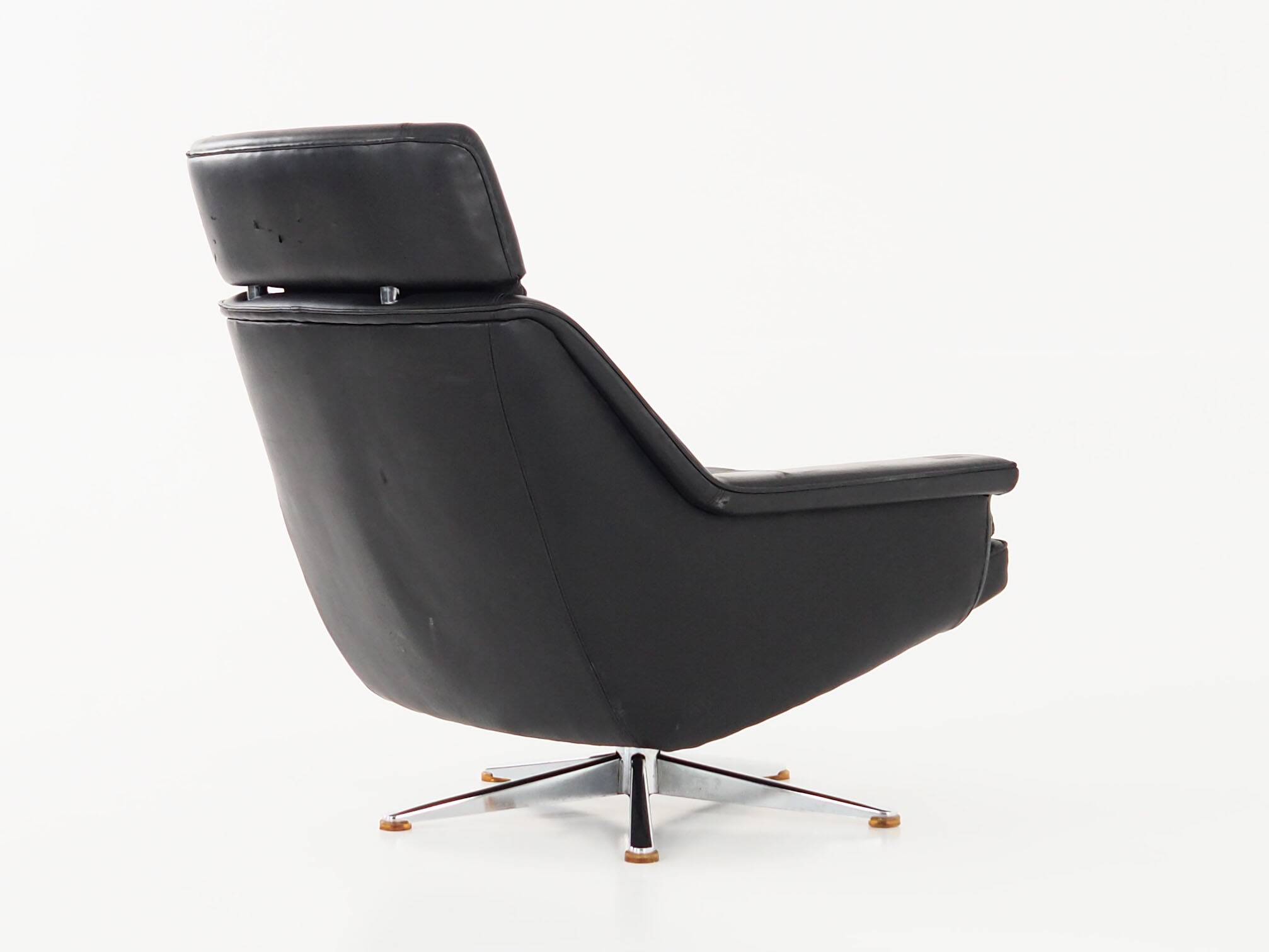 Office armchair, Danish design, 1970s, designer: Werner Langenfeld, manufacture: Esa