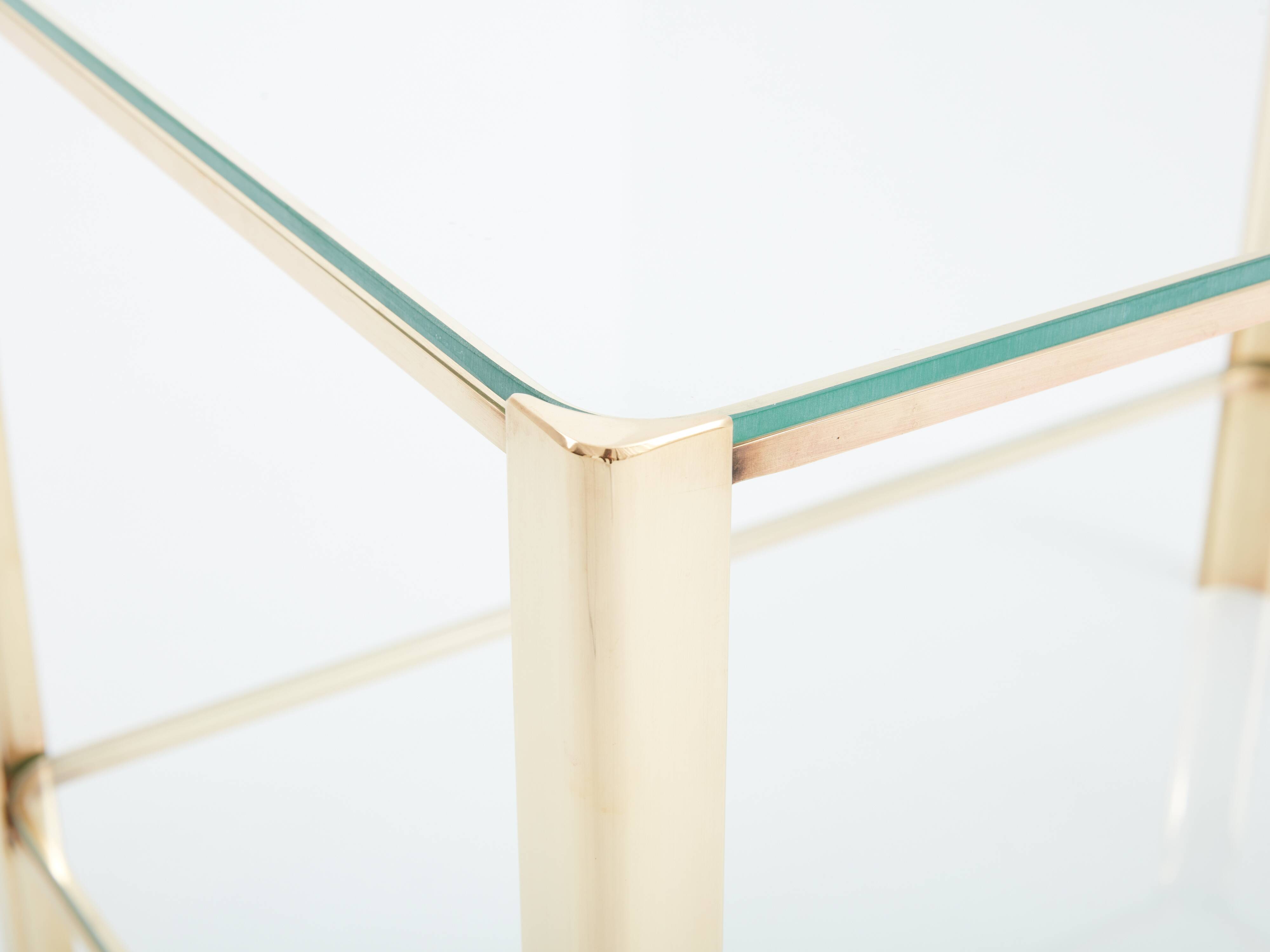 Bronze side table JT Lepelletier for Broncz circa 1960