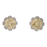 Ernst Palme brass floral wall lamps