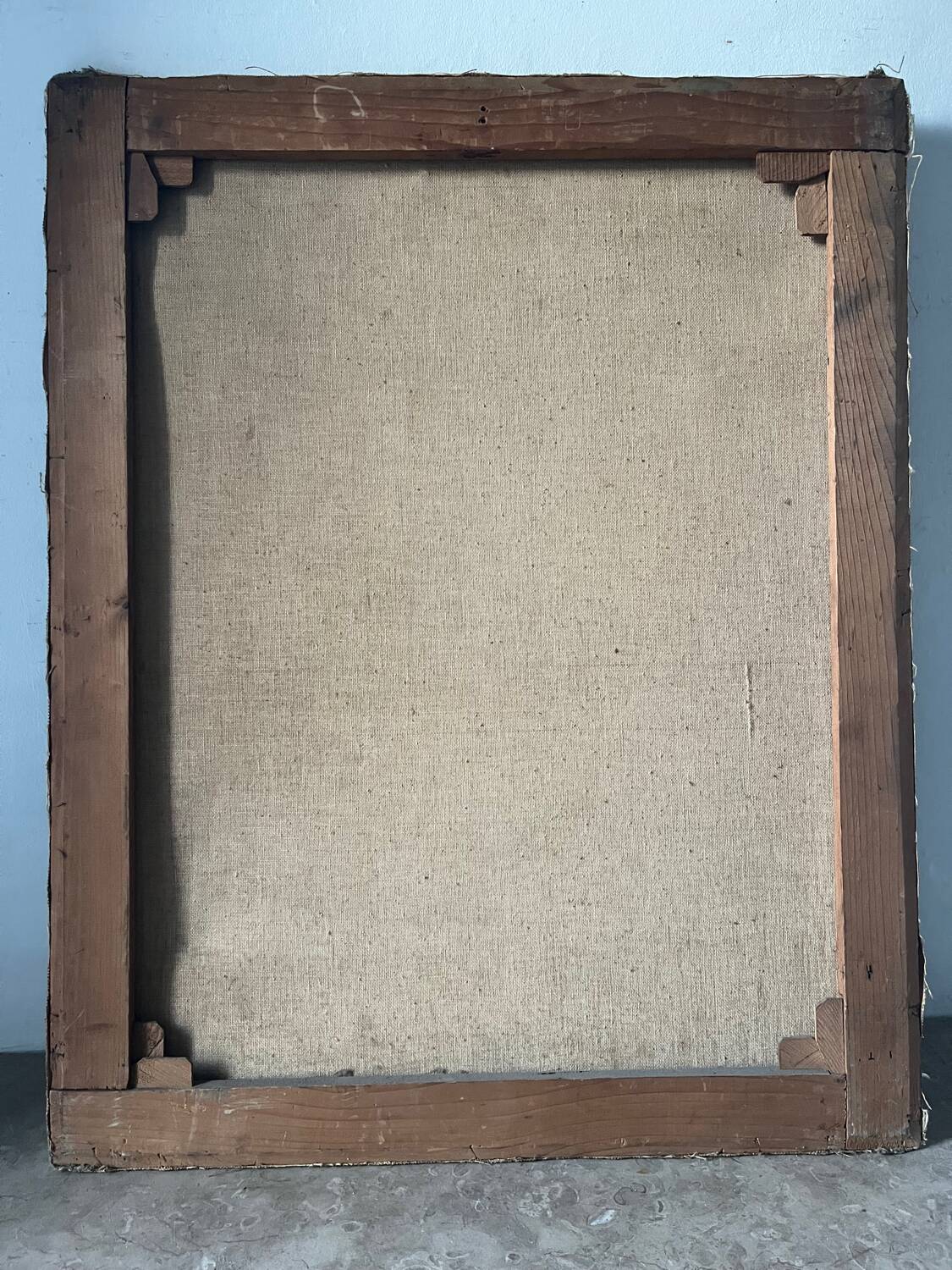 Spring landscape with tree, signed