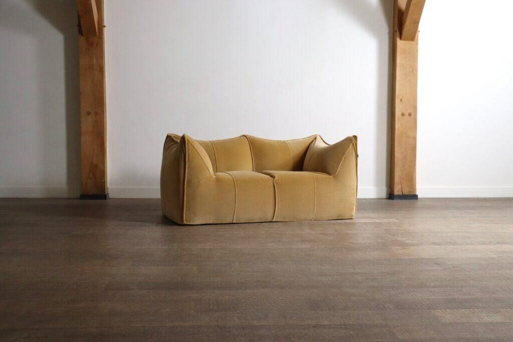 Le Bambole sofa in velvet by Mario Bellini for B&B Italia, 1970s