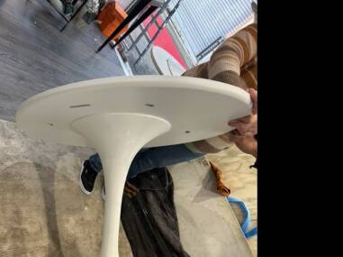 Eero Saarinen (1910-1961) - Knoll : Table ovale 198 cm, Arabescato