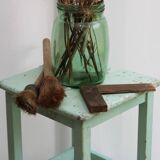 Wooden workshop stool