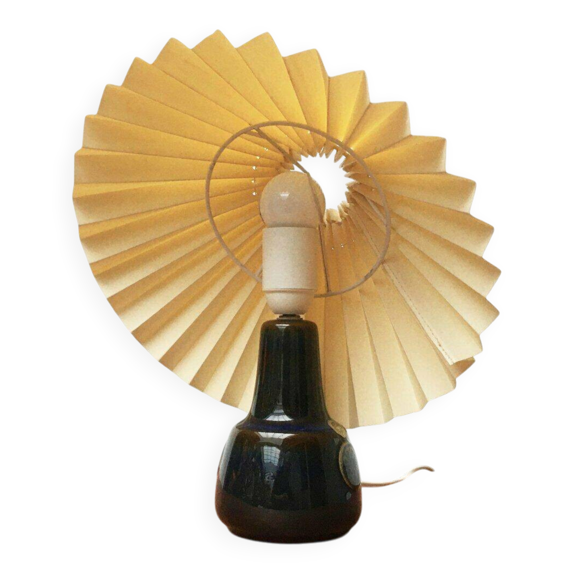 Mid-century Danish ceramic table lamp by Søholm.