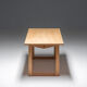 Coffee table in soap treated oak, carl malmsten, 1960's, sweden