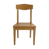 Chaise en chêne cérusé doré