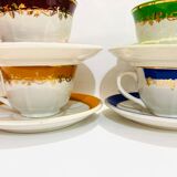 Set of 6 multicolor cups from the 50