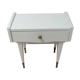 Vintage bedside table with compass foot
