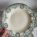 11 Deep Plates Ironstone Salins Cambacérès Decor