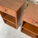 Pair of bedside tables 60s
