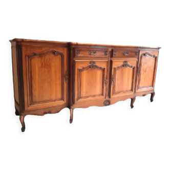 Louis XVI style cherry wood sideboard