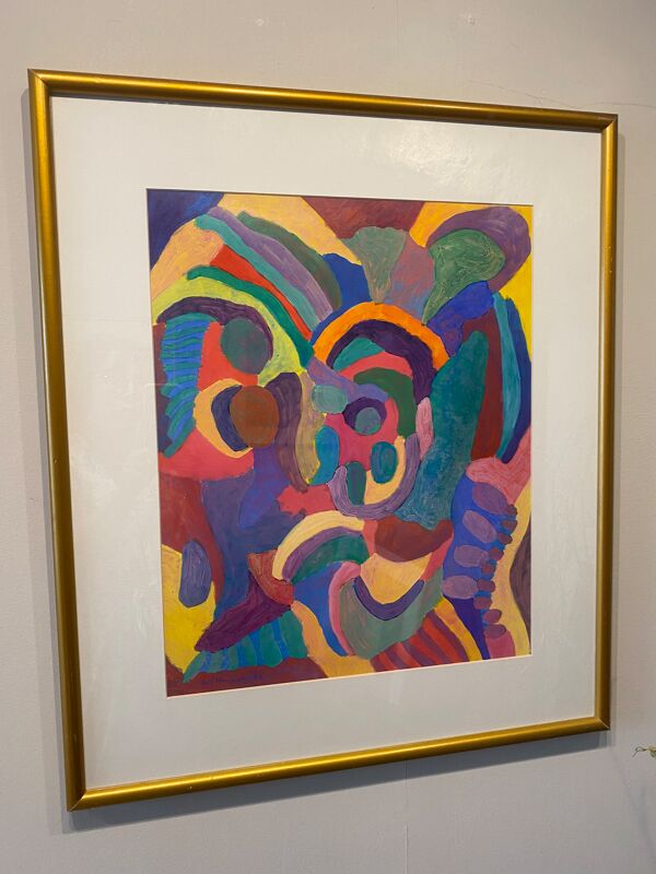 Tableau Zig Zag Pierre Wittmann Contemporain