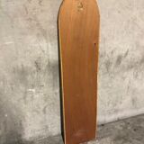 Fitted gilded wood Louis XVI mirror, 113x27cm