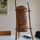 Lampe vintage tripode en bambou