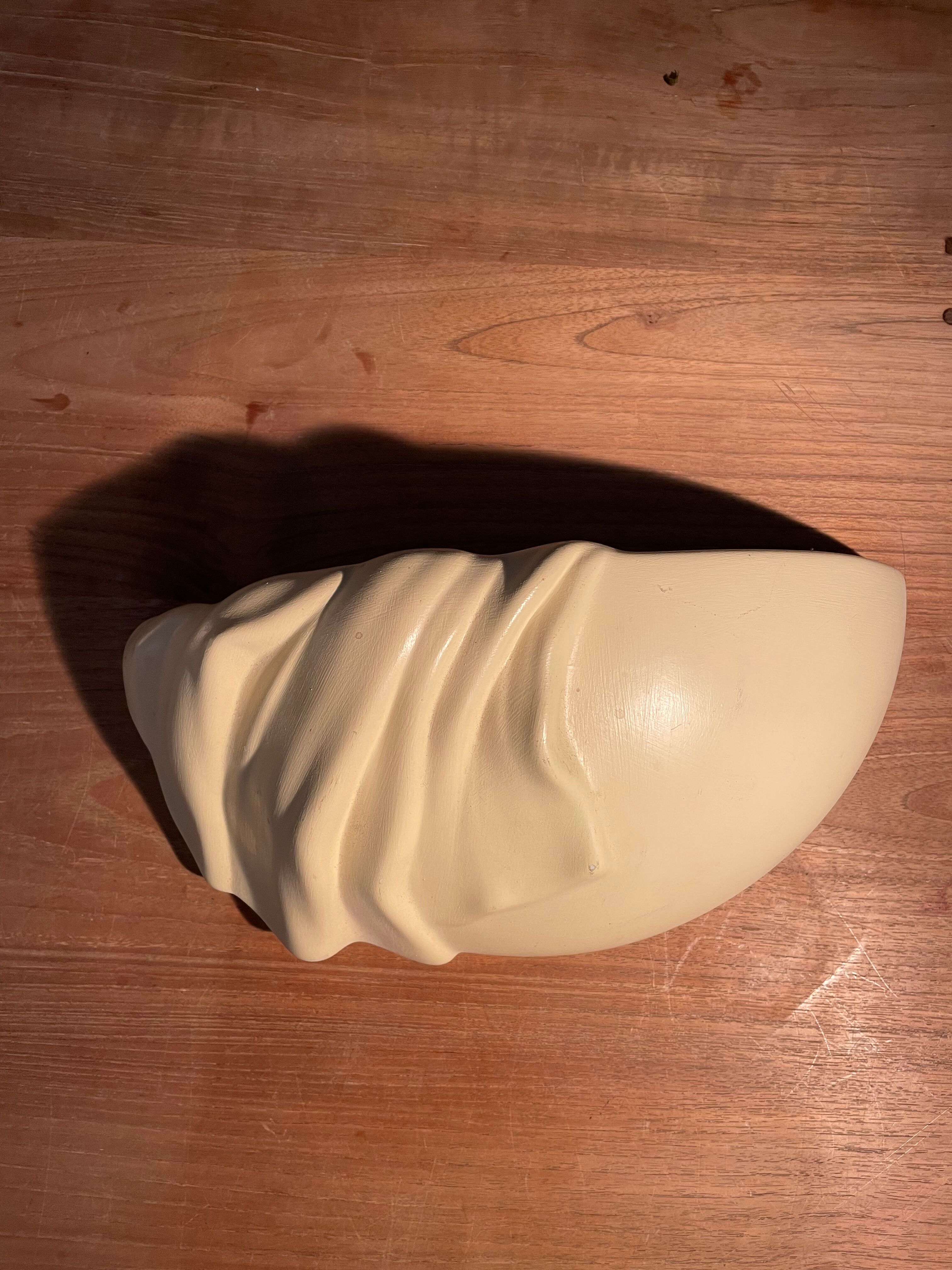 Pair of wall lamp painted plaster classiqus style