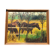 Oil on canvas Horses signed J.Kirsch 1961 (88x72)