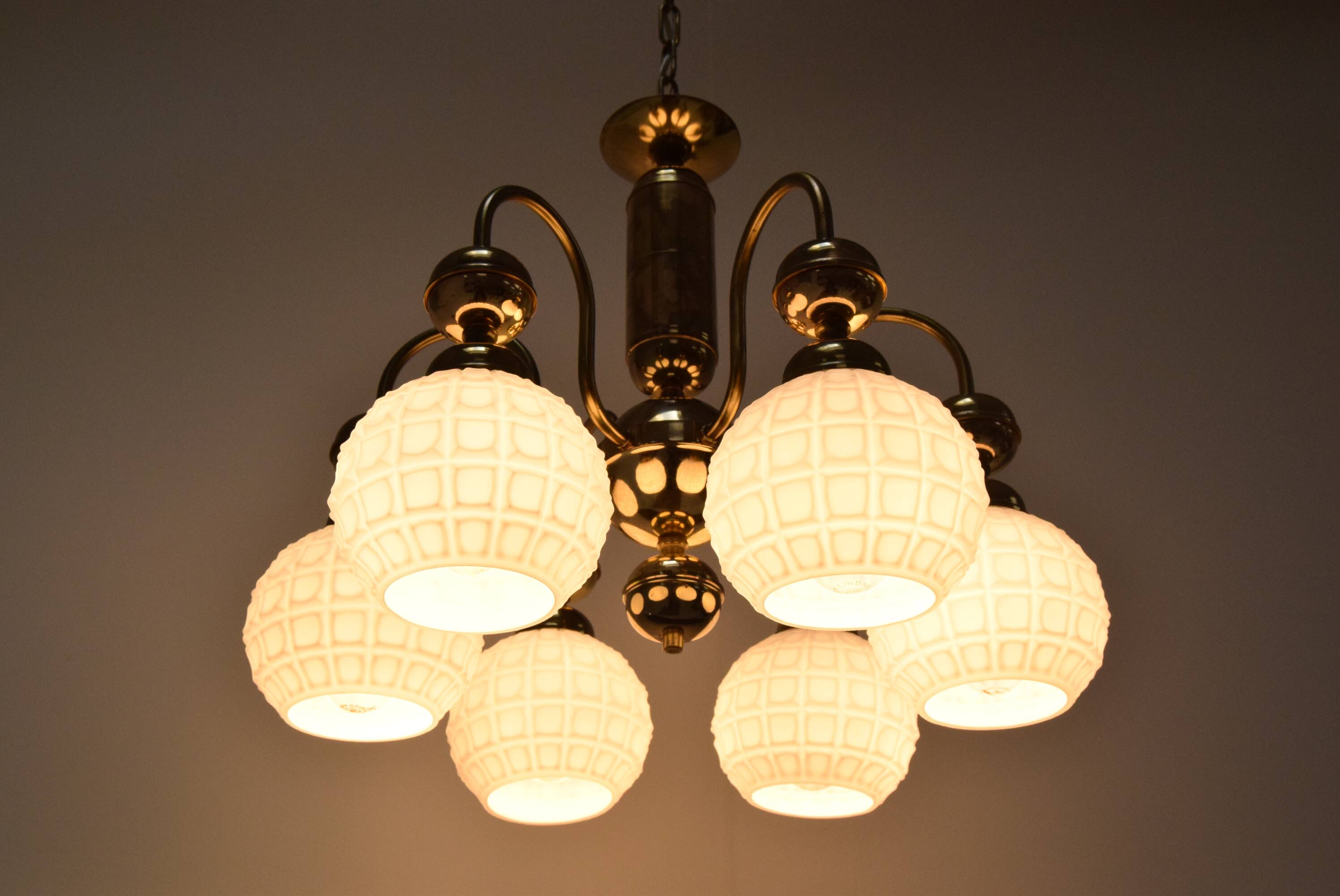 Mid-century Chandelier by Kamenicky Senov, Czechoslovakia, 1970's.
