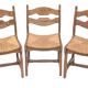 Set of 6 Guillerme and Chambron chairs