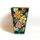 Vase Vallauris Monaco décor floral Hauteur 25,3 cm