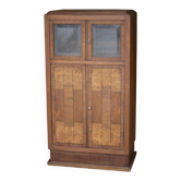 Superbe meuble de rangement Art Deco en placage (vers 1920)