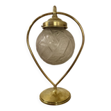 Art Deco table lamp, signed "Muller et Frères", 1930s.