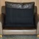 Large leather loveseat by Terence Conran