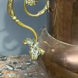 Antique samovar. Copper, solid bronze.