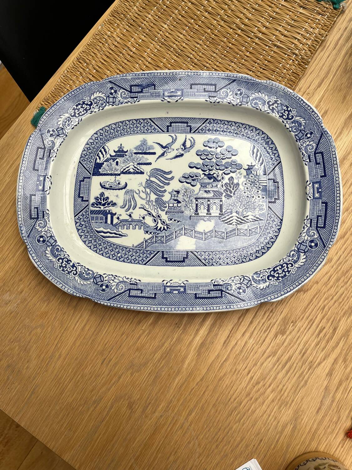 English earthenware dish
